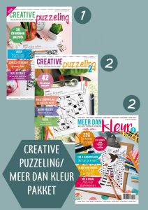 Creative Puzzeling 1 + 2 en Meer dan kleur 2 pakket