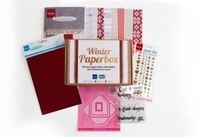 Winter Papierbox