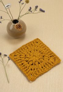 Granny square bloem